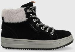 Geox cizme de iarna pentru copii Rebecca culoarea negru 9BYY-OBG0P0_99X