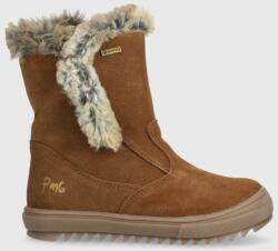 Primigi cizme de iarna pentru copii din piele intoarsa culoarea maro 9BYX-OBG0EC_82X