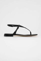 Giorgio Armani sandale de piele femei, culoarea negru PPYY-OBD2OZ_99X