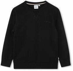HUGO BOSS pulover de bumbac pentru copii culoarea negru, light 9BYX-SWK00G_99X