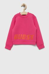 GUESS bluza copii culoarea roz, cu imprimeu 9BYX-BLG00I_42X