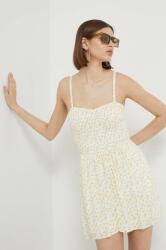 Hollister Co Hollister Co. rochie culoarea galben, mini, evazati PPYX-SUD2N6_11X