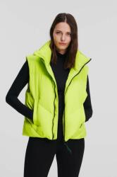 Karl Lagerfeld vesta de puf femei, culoarea verde, de iarna 9BYX-KUD096_71X