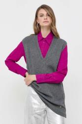 PINKO pulover din amestec de lana femei, culoarea gri 9BYX-SWD106_90X