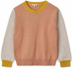 Liewood pulover de bumbac pentru copii culoarea portocaliu, light 9BYX-SWK011_24X