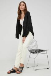 Answear Lab pantaloni femei, culoarea bej, drept, high waist BBYY-SPD081_80X