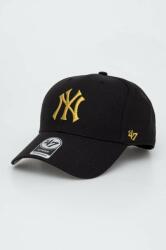 47 brand 47brand sapca MLB New York Yankees culoarea negru, cu imprimeu M9KK-CAU077_99X