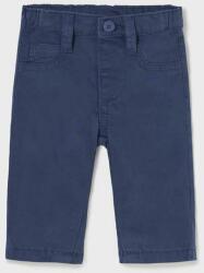 MAYORAL pantaloni din bumbac pentru bebeluși culoarea albastru marin, neted 9BYX-SPB02F_59X