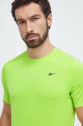 Reebok tricou de antrenament Activchill culoarea verde, neted 9BYX-TSM1IO_71X