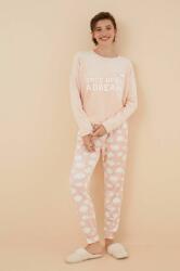 Women'Secret pijama COZY CLOUDS femei, culoarea roz, 3136021 9BYX-BID0RJ_30X