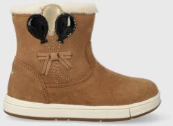 Geox cizme de iarna pentru copii din piele intoarsa culoarea maro 9BYX-OBG0KE_82X