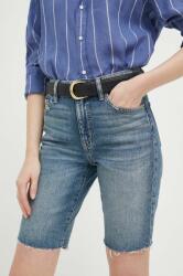 Lauren Ralph Lauren pantaloni scurti jeans femei, neted, medium waist PPYX-SZD0OL_55J