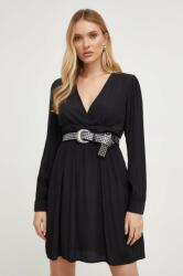 ANSWEAR rochie culoarea negru, mini, evazati BMYX-SUD0EL_99X