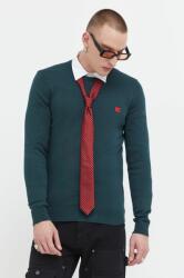 HUGO BOSS pulover de bumbac culoarea verde, light 50475083 9BYY-SWM0LN_79X