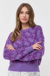 PINKO pulover din amestec de lana femei, culoarea violet, călduros 9BYX-SWD052_45A