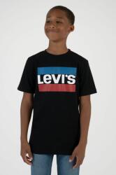 Levi's Tricou copii culoarea negru, cu imprimeu 99KK-TSB01H_99X