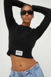 Moschino Jeans pulover din amestec de lana femei, culoarea negru, călduros 9BYX-SWD0L9_99A