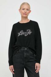 LIU JO pulover din amestec de lana femei, culoarea negru, light 9BYX-SWD0C1_99A