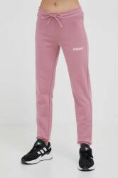 Napapijri pantaloni de trening culoarea roz, neted 9BYX-SPD0M7_30X