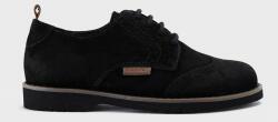 Mayoral pantofi din piele intoarsa pentru copii culoarea negru 9BYX-OBB00A_99X