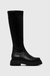 Wojas ghete de piele femei, culoarea negru, cu platforma MBYY-OBD05D_99X