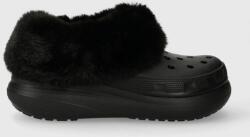 Crocs papuci Furever Crush femei, culoarea negru, 208446 9BYX-KLD05S_99X