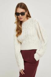 ANSWEAR pulover de lana culoarea bej, light BMYX-SWD09Z_80X