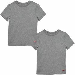 Levi's tricou copii culoarea gri, neted PPYY-TSB0JG_90X