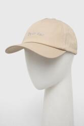 Calvin Klein șapcă de baseball din bumbac culoarea bej, uni K60K610525 9BYX-CAD0D3_12X