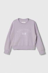 Abercrombie & Fitch bluza copii culoarea violet, cu imprimeu 9BYX-BLG052_04X