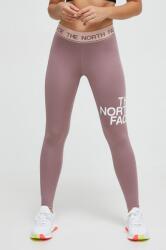The North Face leggins de antrenament culoarea roz, cu imprimeu 9BYX-LGD07L_30X