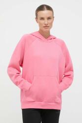 Adidas bluza femei, culoarea roz, cu glugă, neted 9BYX-BLD0BA_30X