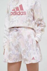 adidas pantaloni scurti femei, culoarea roz, modelator, high waist PPYX-SZD0H4_30X