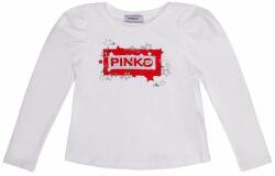 Pinko Up longsleeve copii culoarea alb 9BYX-BUG06H_00X