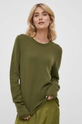 Tommy Hilfiger pulover de lână femei, culoarea verde, light WW0WW40264 9BYX-SWD11Z_78X