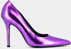 Jonak stilettos de piele DINERA CUIR METALLISE culoarea violet, 3300238 9BYX-OBD1R2_45X