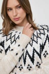 Silvian Heach pulover din amestec de lana femei, culoarea bej, călduros MBYX-SWD00J_08X