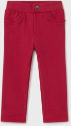 MAYORAL pantaloni bebe culoarea rosu, neted 9BYX-SPG01K_33X