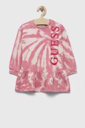 Guess rochie din bumbac pentru copii culoarea roz, mini, evazati 9BYX-SUG01S_30X