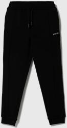 Guess pantaloni de trening pentru copii culoarea negru, neted 9BYX-SPG04I_99X