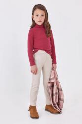 MAYORAL pantaloni copii culoarea bej, neted 9BYX-SPG01L_02X
