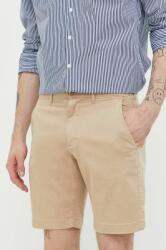 Abercrombie & Fitch pantaloni scurti barbati, culoarea bej PPYX-SZM047_80X