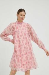 Bruuns Bazaar rochie culoarea roz, mini, oversize PPYX-SUD1J0_30X