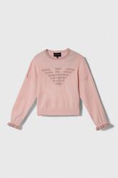 Giorgio Armani pulover copii culoarea roz, light 9BYX-BLG0BF_30X
