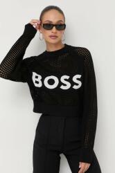 HUGO BOSS pulover femei, culoarea negru, light 9BYX-SWD02A_99X