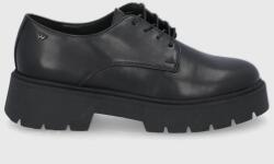 Wojas Pantofi de piele femei, culoarea negru, cu platformă MBY8-OBD02L_99X