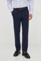 Benetton pantaloni barbati, culoarea albastru marin, mulata 9BYX-SPM0FG_59X