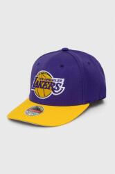 Mitchell&Ness șapcă din amestec de lână Los Angeles Lakers culoarea violet, cu imprimeu PPYX-CAU0R2_45X