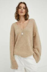 By Malene Birger pulover din amestec de lana femei, culoarea bej 9BYX-SWD072_80X