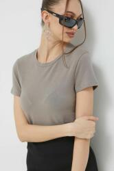 Abercrombie & Fitch tricou femei, culoarea gri PPYX-TSD0HW_90X